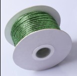 Zdjęcie - Sznurek do sutaszu chiński metallic silver green 2.5mm